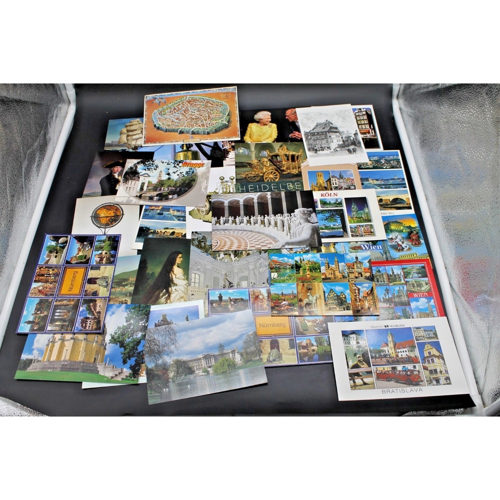 Lot of 25-30 Unused European Postcards Germany Austria Slovakia Travel Souvenir